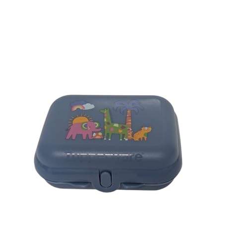 Tupperware Twin Größe 2 Brotdose dunkelblau Safari Sandwichbox von Tupperware