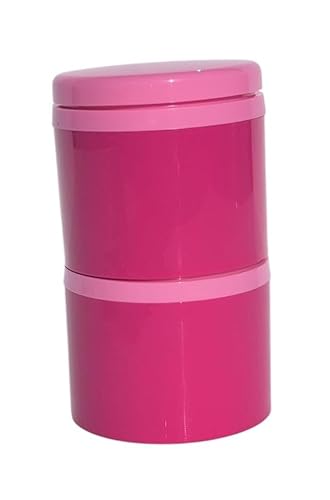 Tupperware Würzling Gewürz Riese Salz- und Pfefferstreuer ideal für Auto, Büro, Camping & Unterwegs - Ordnung Salzstreuer Gewürze (Gewürzriese 120ml rot 2er) (2er Gewürzturm 90ml pink rosa) von Tupperware