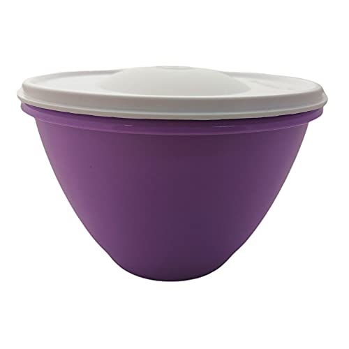 Tupperware Wunderschüssel 2,0 Liter in lila-weiß - Hitparade Kühlschrank Clarissa Panorama Rührschüssel Schüssel Servierschüssel Salatschüssel Peng Tupperware Wunderschüssel 2,0 Liter in lila-weiß - Hitparade Kühlschrank Clarissa Panorama Rührschüssel Schüssel Servierschüssel Salatschüssel Peng von Tupperware