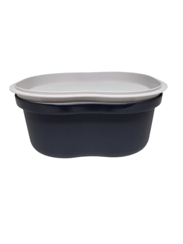 Tupperware kleiner Laibwächter schwarz weiß Brotbehälter Brotkasten BrotMax Brot Brötchen von Tupperware
