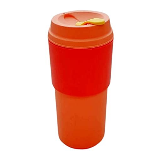 Tupperware to Go Becher 490 ml orange rot Thermobecher Kaffeebecher von Tupperware