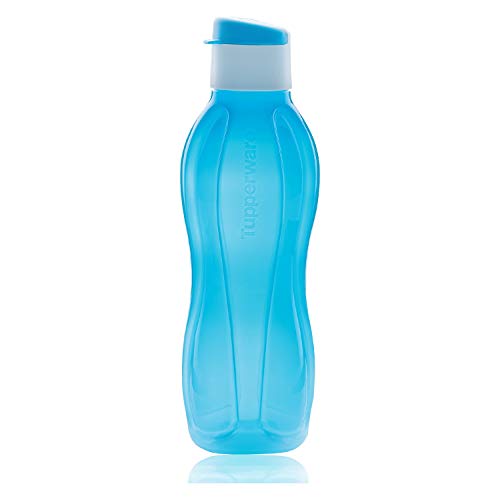 Tupperware to Go Eco 1 Liter türkis Clipverschluss Trinkflasche Öko Ecoflasche XL Ecoeasy von Tupperware