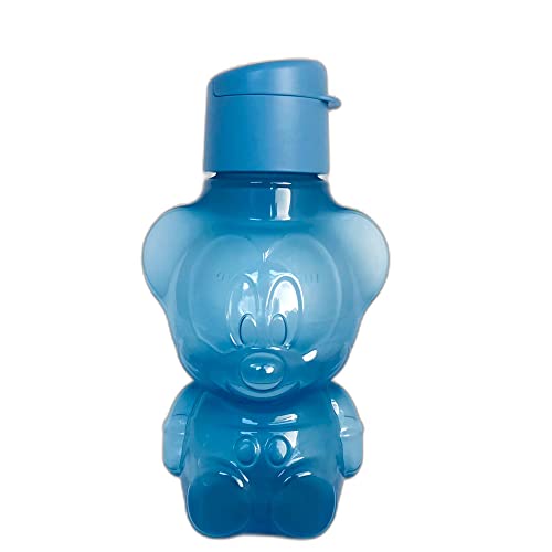 Tupperware to Go Ecoeasy Eco mit Klippverschluss 425 ml blau Motiv Mickey Mouse Kinder Trinkflasche Ökoflasche EcoEasy Sportfreund klein Kind Baby Schule Sport von Tupperware