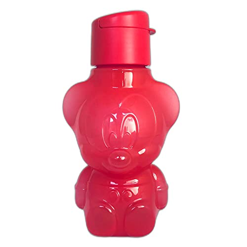 Tupperware to Go Ecoeasy Eco mit Klippverschluss 425 ml rot Motiv Mickey Mouse Kinder Trinkflasche Ökoflasche EcoEasy Sportfreund klein Kind Baby Schule Sport von Tupperware