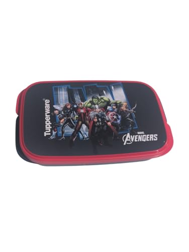 Tupperware to Go Lunchbox Clevere Pause 550 ml Brotdose mit Trennwand Eco+ Schule (590ml Avengers) von Tupperware