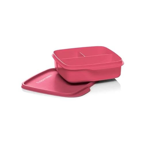 Tupperware to Go Lunchbox Clevere Pause 550 ml Brotdose mit Trennwand Eco+ Schule (hummer) von Tupperware