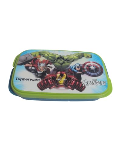 Tupperware to Go Lunchbox Clevere Pause 590 ml Brotdose mit Trennwand Eco+ Schule (Brotdose Roboter Stars) von Tupperware