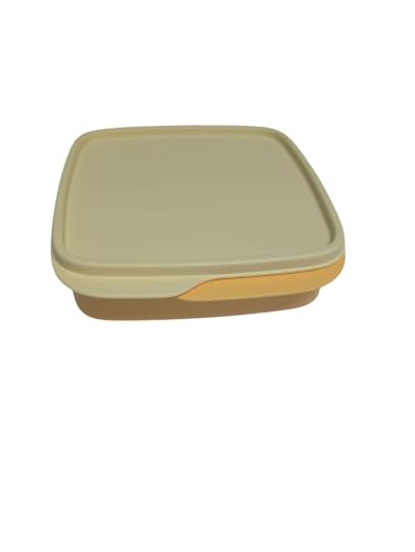 Tupperware to Go Lunchbox clevere Pause 550 ml Brotdose mit Trennwand Eco+ Schule Dose mit Abtrennung (pastell gelb 550ml) von Tupperware