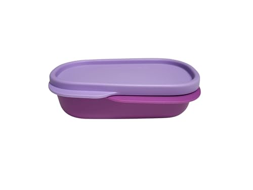 Tupperware to Go Lunchbox Clevere Pause 550 ml Brotdose mit Trennwand Eco+ Schule (violett 120ml) von Tupperware