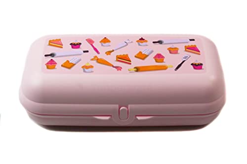 Tupperware to Go Maxi-Twin rosa Backen Brotdose Box Lunchbox Behälter Maxitwin von Tupperware