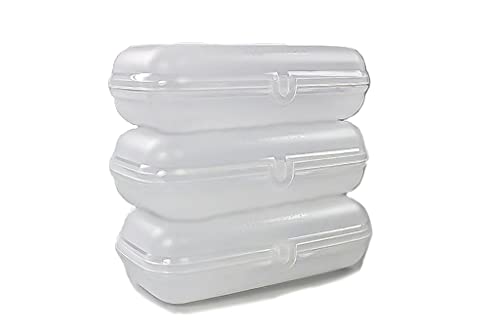 Tupperware to Go Maxi-Twin transparent (3) Brotdose Dose Lunchbox Maxitwin von Tupperware