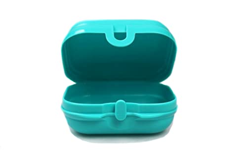 Tupperware to Go Mini-Twin helltürkis Brotdose Größe 1 von Tupperware