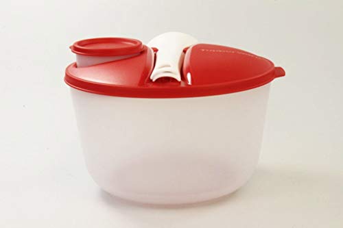 Tupperware to Go Salat&Go 3,9L rot Besteck+Behälter Picknick Behälter Salatparty Tupperware to Go Salat&Go 3,9L rot Besteck+Behälter Picknick Behälter Salatparty von Tupperware