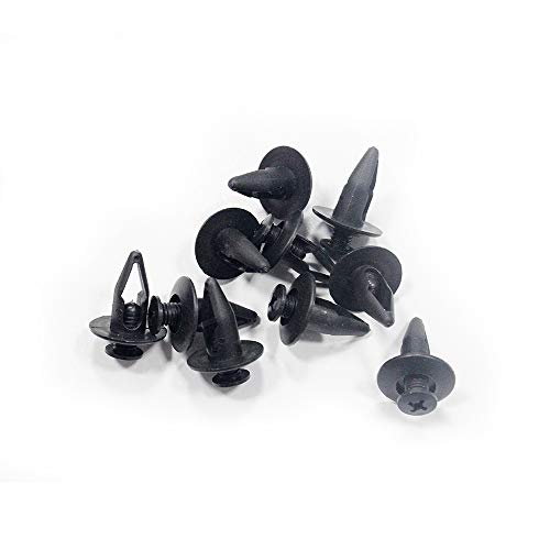 Tuqiang 10 Stück Rivets en plastique pour voitures Clip de rivet Fixation de doublure d'aile Rivet de fixation de carrosserie Fixation universelle Autoverriegelung (Stil 198) von Tuqiang