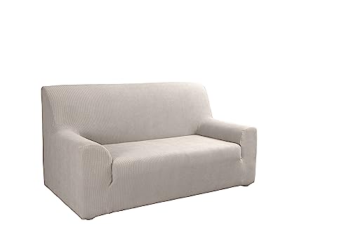 Tural Elastischer Sofabezug Valeta. Sofaüberwurf, Beige, 2 Sitzer (130-160cm) von Tural