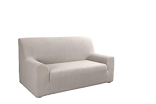 Tural Elastischer Sofabezug Valeta. Sofaüberwurf, Beige, 3 Sitzer (180-230cm) von Tural