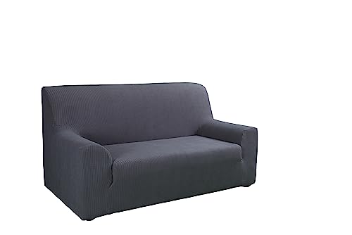 Tural Elastischer Sofabezug Valeta. Sofaüberwurf, Grau, 3 Sitzer (180-230cm) von Tural