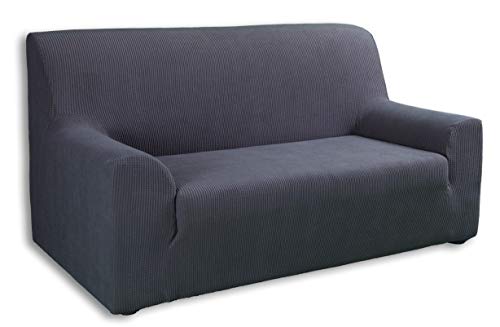 Tural – Grau Elastischer Sofabezug 1 Sitzer (Sessel Größe) (70-100cm) Valeta. Sofa-Überwürfe Sesselbezug Sesselhusse Sofaüberwurf. Erhältlich Größen. von Tural