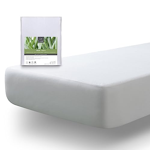 Tural - Kinderbett Matratzenschoner mit Aloe Vera-Behandlung Wasserdicht und atmungsaktiv | Frottee aus 100% Baumwolle | Wasserundurchlässige matratzenauflage | Größe 60x120cm von Tural