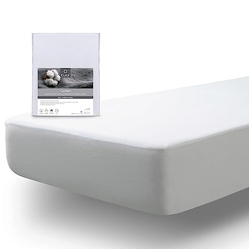 Tural - Wasserdichter und Atmungsaktiver Matratzenschoner und Spannbettlaken 2 in 1. Gewebe aus 100% Baumwolle. Größe 140x190/200cm - Matratzen-Auflage Matratzen-Auflage Tural - Wasserdichter und Atmungsaktiver Matratzenschoner und Spannbettlaken 2 in 1. Gewebe aus 100% Baumwolle. Größe 140x190/200cm - Matratzen-Auflage Matratzen-Auflage von Tural