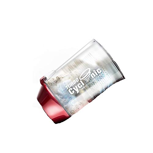Ersatzstaubbehälter rot für Multi-Zyklon Staubsauger Turbotronic CV05, Staubbehälter mit Boden ohne Filter von TurboTronic By Z-LINE