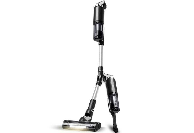 TurboTronic by Z-Line Akku-Hand-und Stielstaubsauger 11 kpa, faltbar, ultra-Leichtgewicht Boden Staubsauger, 120 W, beutellos, kabelloser Handsauger mit Wandhalterung von TurboTronic by Z-Line