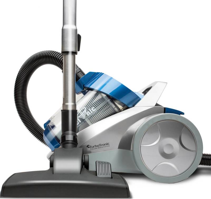 TurboTronic by Z-Line Bodenstaubsauger brachiale 22kPa Saugkraft 900W ohne Beutel kleiner Trockensauger, 900 W, Beutellos, für Parkett, Tierhaare & Hundehaare, beutellos Bodenstaubsauger von TurboTronic by Z-Line