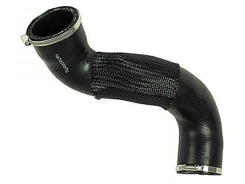 Turborury Ladeluftkühlerschlauch Ersatz Kompatibel mit Nissan Navara V6 2.5 D OE 144635X21B NBR-CR Gummi Kevlar Verstärkter Schlauch Innendurchmesser 60/65mm von Turborury