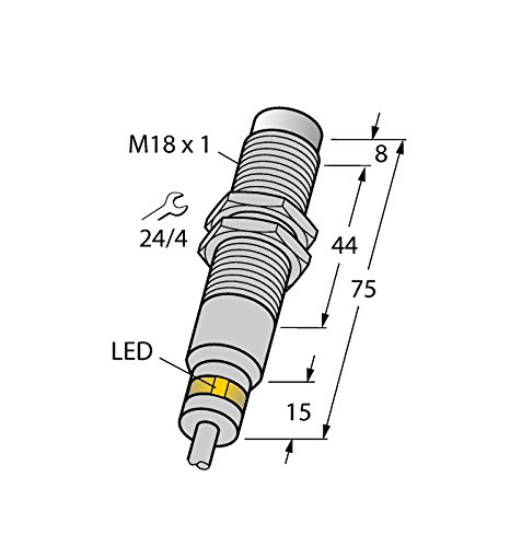 4632001-NI7-EM18WD-AP6X/S929,Indukt.Sensor f. extr. Umgebungsb. bis -60°C von Turck