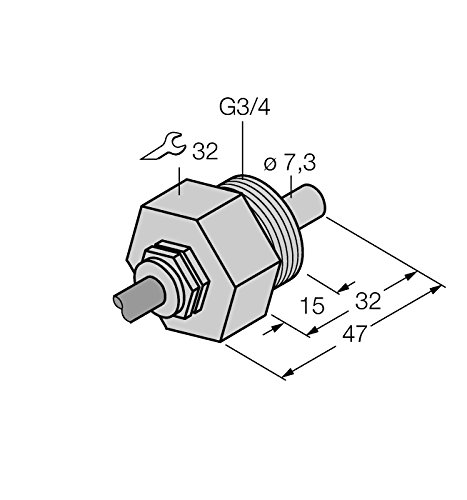 6870463-FCS-G3/4A4-NAEX/D100,Strömungsüberwachung Eintauchsensor von Turck