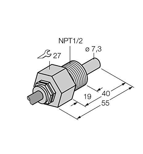 6871427-FCS-N1/2A4-NAEX/D100,Strömungsüberwachung Eintauchsensor von Turck