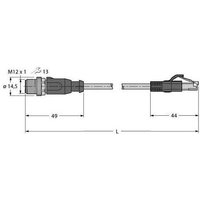 Turck 6441637 Sensor-/Aktor-Steckverbinder, konfektioniert 1St. von Turck