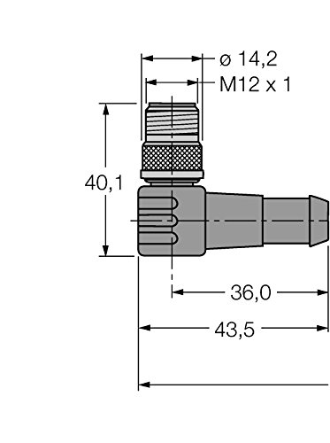 Turck 6602030-WSC-WKC572-2M,Busleitung f. CAN (DeviceNetÂ™,CANopen) PVC-Kabelmantel von Turck