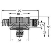 Turck 6602251 Sensor-/Aktor-Verteiler und Adapter T-Verteiler 1St. von Turck