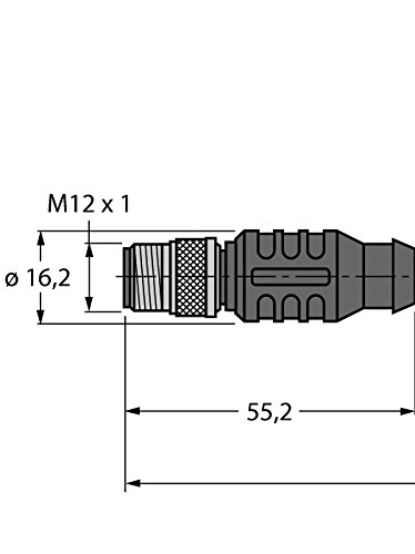 Turck 6603697 - RSS-841-10M, Leitung für Industrial Ethernet PVC-Kabelmantel, 8-polig von Turck