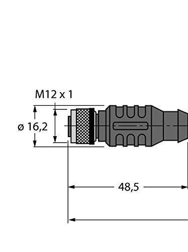 Turck 6603699 - RKS-841-6M, Leitung für Industrial Ethernet PVC-Kabelmantel, 8-polig von Turck