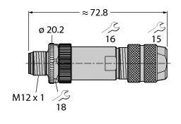 Turck 6604211 Sensor /Aktor Steckverbinder Rundsteckverbinder Konfektioniert B-Ware Turck 6604211 Sensor /Aktor Steckverbinder Rundsteckverbinder Konfektioniert B-Ware von Turck
