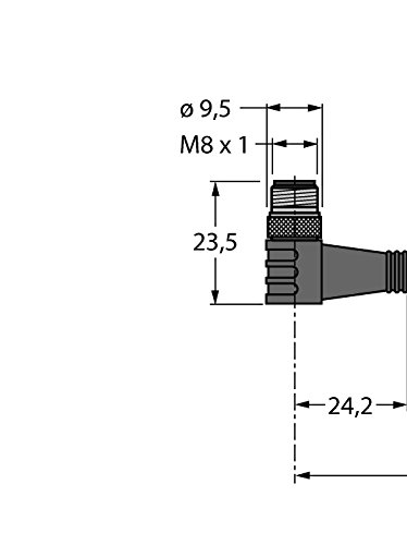 Turck 6625571 - PSW4M-2/TXL, Aktuator- und Sensorleitung/PUR Anschlussleitung von Turck