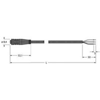 Turck 6627332 Sensor-/Aktor-Anschlussleitung 10m Polzahl: 3 1St. Turck 6627332 Sensor-/Aktor-Anschlussleitung 10m Polzahl: 3 1St. von Turck