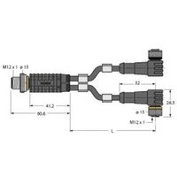 Turck 6628158 Sensor-/Aktor-Verteiler und Adapter 0.60m 1St. von Turck