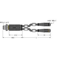 Turck 6628175 Sensor-/Aktor-Verteiler und Adapter 0.30m 1St. von Turck