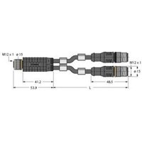Turck 6629967 Sensor-/Aktor-Verteiler und Adapter 0.60m 1St. von Turck