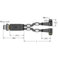 Turck 6630407 Sensor-/Aktor-Verteiler und Adapter 0.30m 1St. von Turck