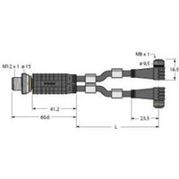 Turck 6630423 Sensor-/Aktor-Verteiler und Adapter 2m 1St. von Turck