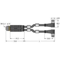 Turck 6630427 Sensor-/Aktor-Verteiler und Adapter 1m 1St. von Turck