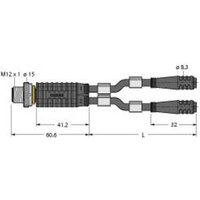 Turck 6630445 Sensor-/Aktor-Verteiler und Adapter 1m 1St. von Turck