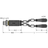 Turck 6630455 Sensor-/Aktor-Verteiler und Adapter 0.30m 1St. von Turck