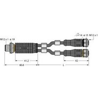 Turck 6630952 Sensor-/Aktor-Verteiler und Adapter 1.50m 10St. von Turck