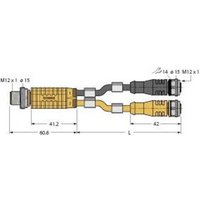 Turck 6631286 Sensor-/Aktor-Verteiler und Adapter 0.15m 1St. von Turck