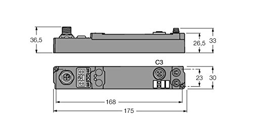 Turck 6824097-SDNB-10S-0004,Stand-alone-Modul f. DeviceNet von Turck